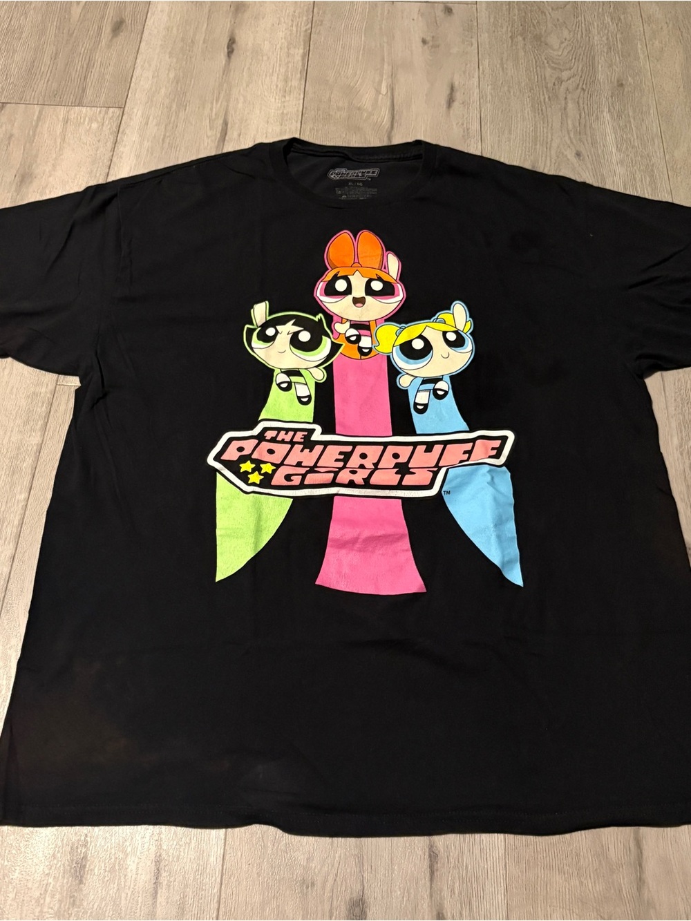 Black Powerpuff Girls Graphic Tee - Women's Trio Design